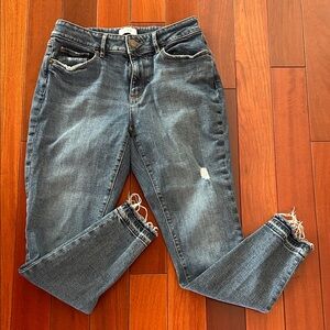 Loft Curvy Skinny Ankle Women's Jeans, 4